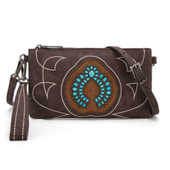 MW1302-181 Montana West Concho Collection Crossbody/Wristlet