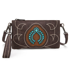 MW1302-181 Montana West Concho Collection Crossbody/Wristlet