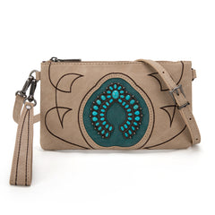 MW1302-181 Montana West Concho Collection Crossbody/Wristlet