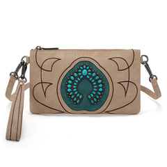 MW1302-181 Montana West Concho Collection Crossbody/Wristlet