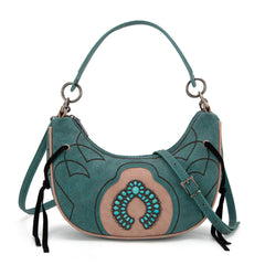 MW1302-919  Montana West Concho Collection Crescent Crossbody Bag