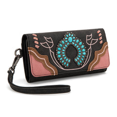 MW1302-W002 Montana West Concho Collection Wallet