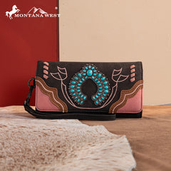 MW1302-W002 Montana West Concho Collection Wallet