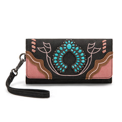 MW1302-W002 Montana West Concho Collection Wallet