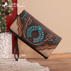 MW1302-W002 Montana West Concho Collection Wallet