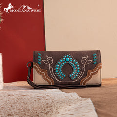 MW1302-W002 Montana West Concho Collection Wallet