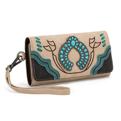 MW1302-W002 Montana West Concho Collection Wallet