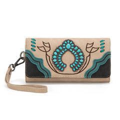 MW1302-W002 Montana West Concho Collection Wallet