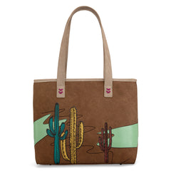 MW1309G-8317W  Montana West Embroidered Tote with Wallet Set