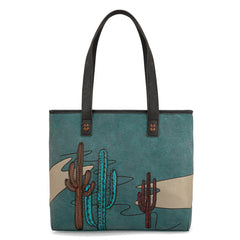 MW1309G-8317W  Montana West Embroidered Tote with Wallet Set