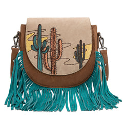 MW1309-8360  Montana West Embroidered Collection Crossbody Bag