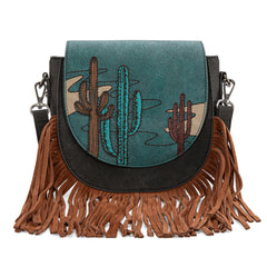 MW1309-8360  Montana West Embroidered Collection Crossbody Bag