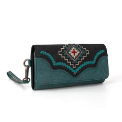 MW1310-W002 Montana West Embroidered  Collection Wallet