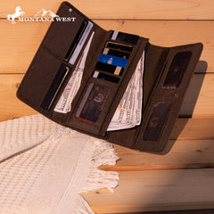 MW1310-W002 Montana West Embroidered  Collection Wallet