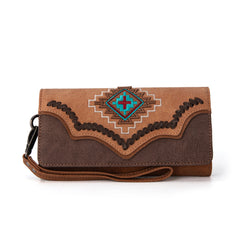 MW1310-W002 Montana West Embroidered  Collection Wallet