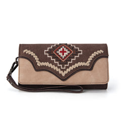 MW1310-W002 Montana West Embroidered  Collection Wallet