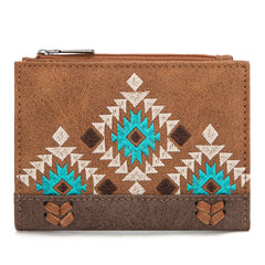 MW1312-W050  Montana West Embroidered Collection Wallet