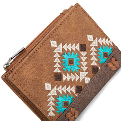 MW1312-W050  Montana West Embroidered Collection Wallet