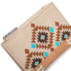 MW1312-W050  Montana West Embroidered Collection Wallet