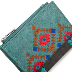 MW1312-W050  Montana West Embroidered Collection Wallet