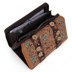 MW1313-W010 Montana West Embroidered  Collection Wallet