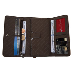 MW1315-W018 Montana West Aztec Collection Wallet - Coffee