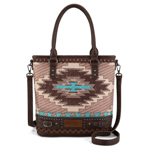 MW1316G-8250   Montana West Aztec  Collection Concealed Carry Tote/Crossbody