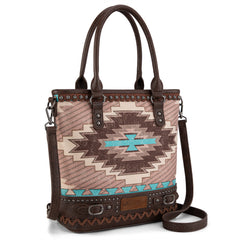 MW1316G-8250   Montana West Aztec  Collection Concealed Carry Tote/Crossbody