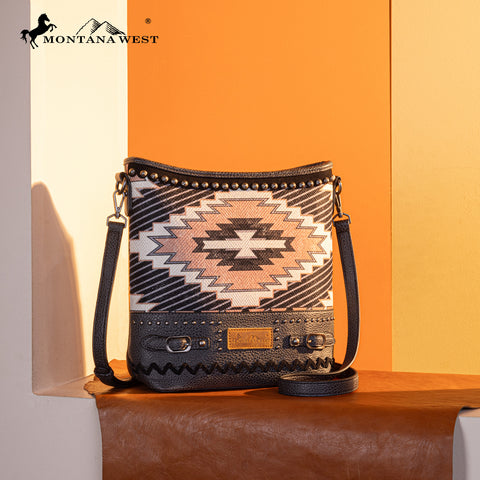 MW1316G-9181   Montana West Aztec Collection Concealed Carry Crossbody