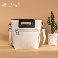 MW1326-8360   Montana West Cut-Out Embroidered  Collection Crossbody