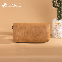 MW1326-W010 Montana West Cut-Out Embroidered  Collection Wallet