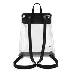 MW906-9110 Montana West Western Clear Backpack- Black