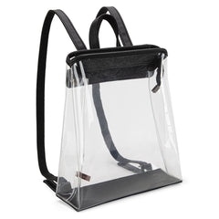 MW906-9110 Montana West Western Clear Backpack- Black