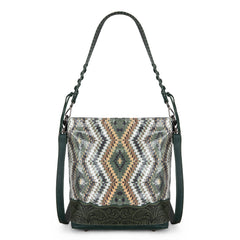 MW1308-918  Montana West Tooled Aztec Collection Hobo