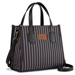 LEE56-007   LEE Striped Canvas Tote Bag/Crossbody