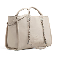 LEE46-345  LEE Top Handle/Chain Strap Wide Tote