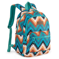 WG2206-9110  Wrangler Aztec Print Backpack - Turquoise