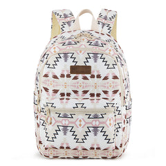 WG2206-9110  Wrangler Aztec Print Backpack - Tan