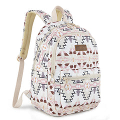 WG2206-9110  Wrangler Aztec Print Backpack - Tan