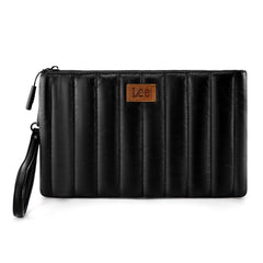 LEE49-004  LEE Quilted Puffer Wristlet Clutch/Writstlet