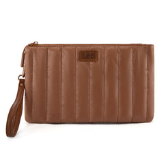 LEE49-004  LEE Quilted Puffer Wristlet Clutch/Writstlet