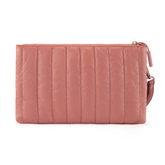 LEE49-004  LEE Quilted Puffer Wristlet Clutch/Writstlet