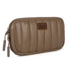 LEE49-005  LEE Quilted Puffer Wristlet/Crossbody Bag