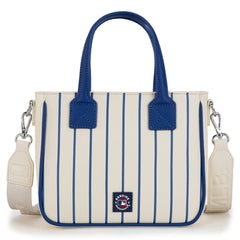 MLB-MT103 MLB New York Mets Team Tote/Crossbody with Baseball Coin Pouch