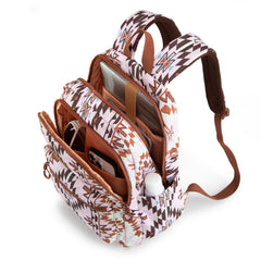 WG2206-9110  Wrangler Aztec Print Backpack -Light Brown