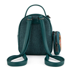 WG174-8600 Wrangler Southwestern Knitted Mini Backpack With Coin Pouch - Turquoise