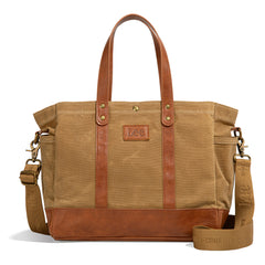 LEE53-004   LEE  Waxed Canvas Tote Bag/Crossbody