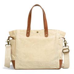 LEE53-004   LEE  Waxed Canvas Tote Bag/Crossbody