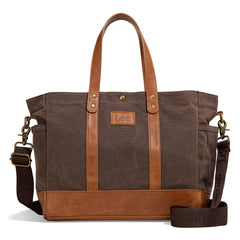 LEE53-004   LEE  Waxed Canvas Tote Bag/Crossbody