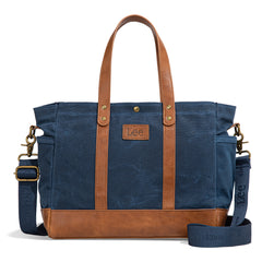 LEE53-004   LEE  Waxed Canvas Tote Bag/Crossbody